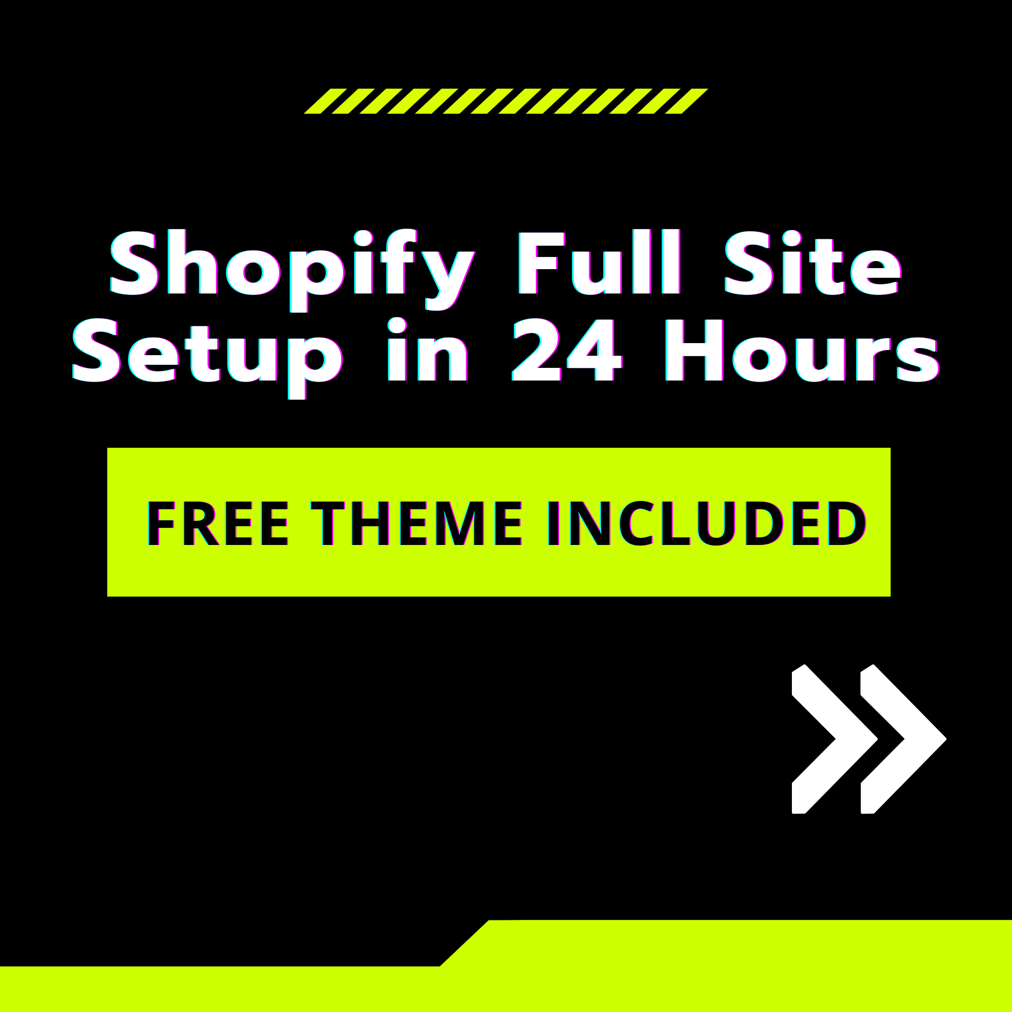 Shopify Full Site Setup in 24 Hours | Professional Store with Premium Theme