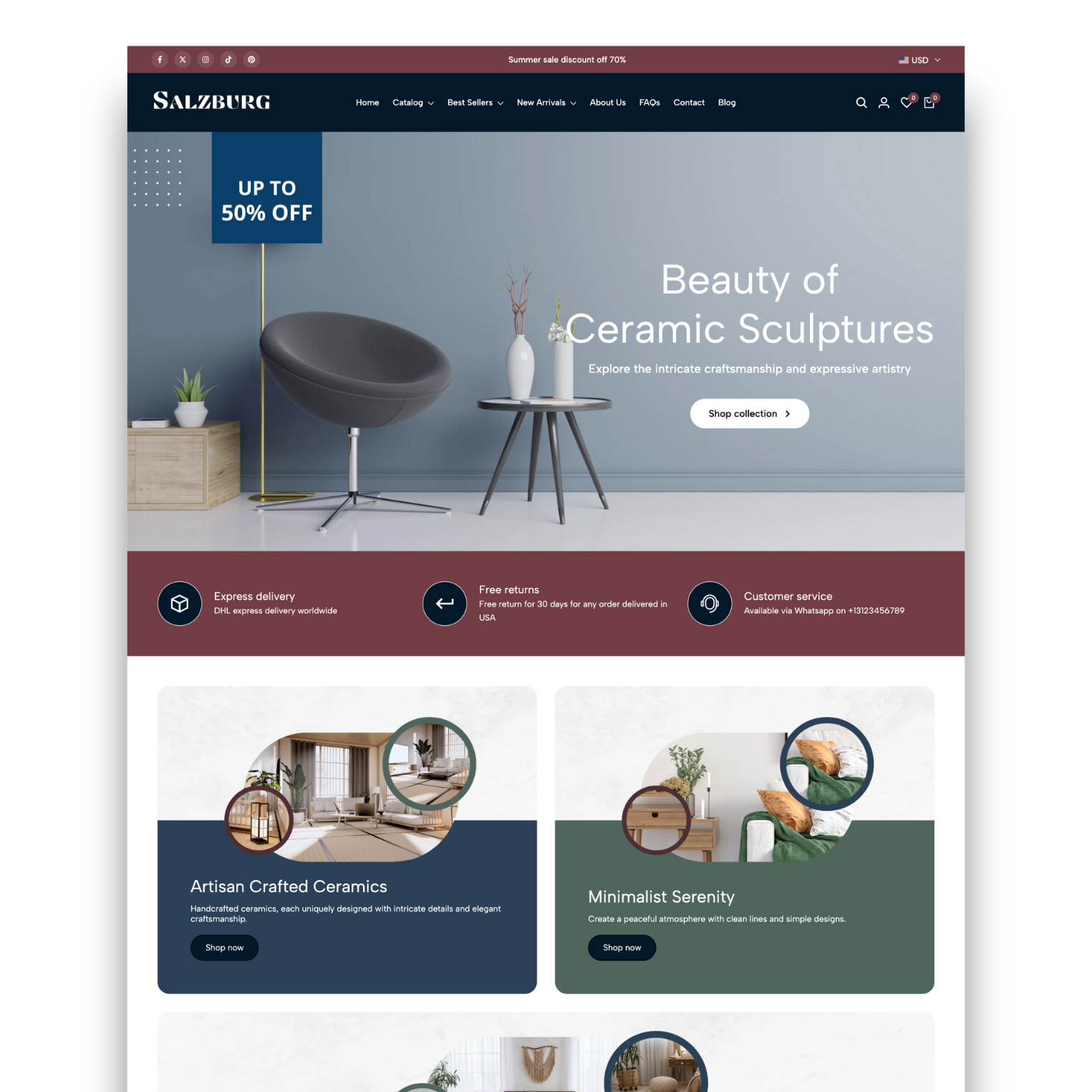 Shopify 2.0 Theme - Salzburg