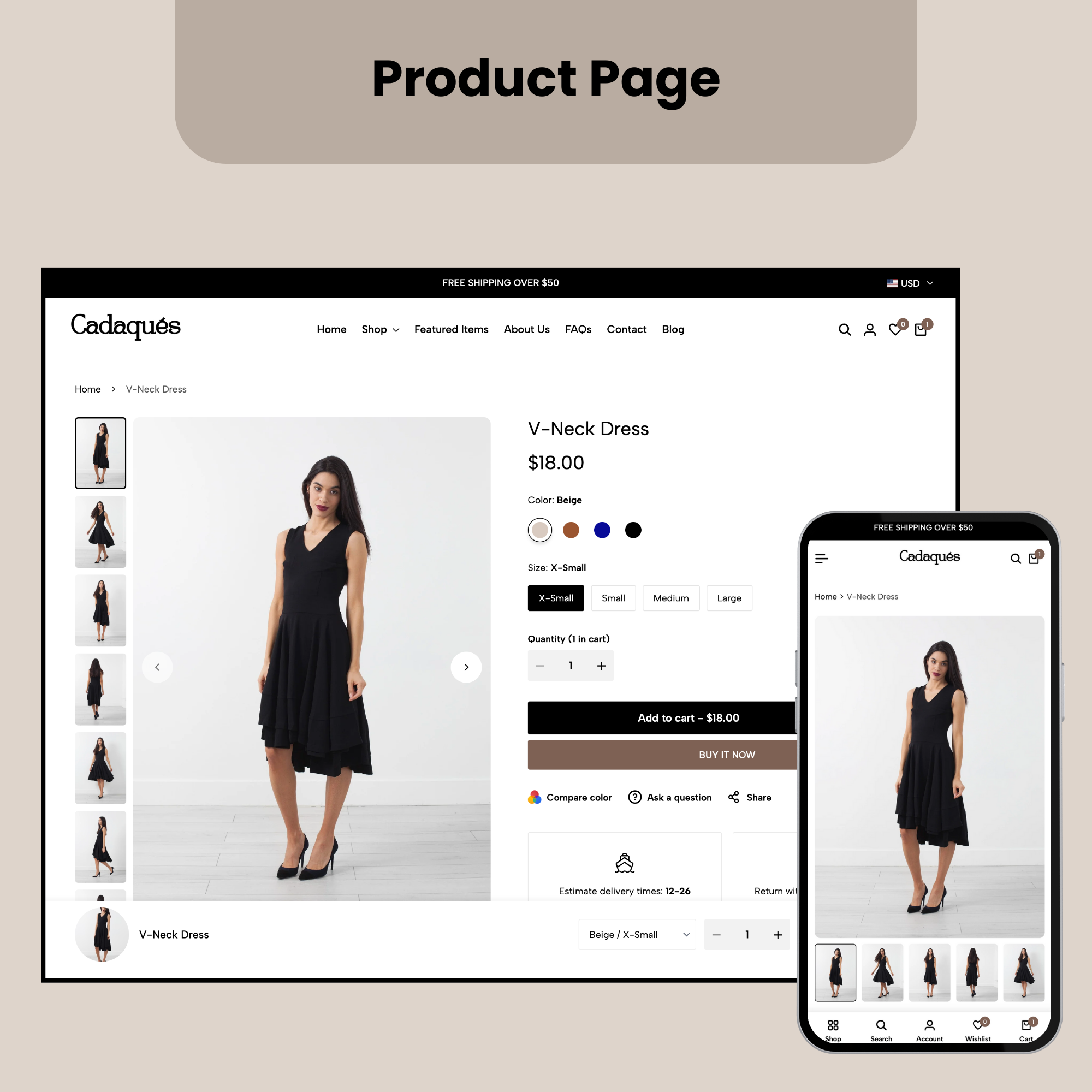 Shopify 2.0 Theme - Cadaques